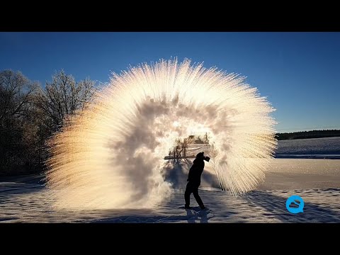 Mpemba-Effekt im Bundesland Thüringen, Deutschland