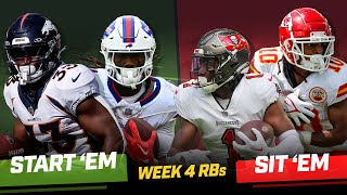 Start Em, Sit Em RBs: Week 4