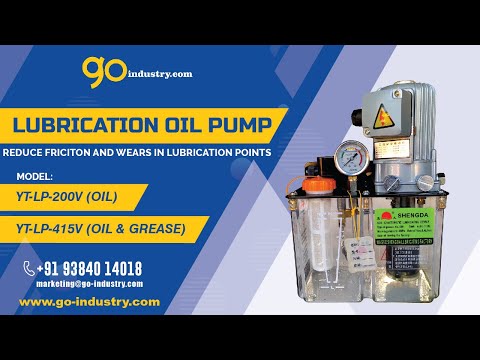 Yantong Lubricating Oil Pump 0.4 L/Min