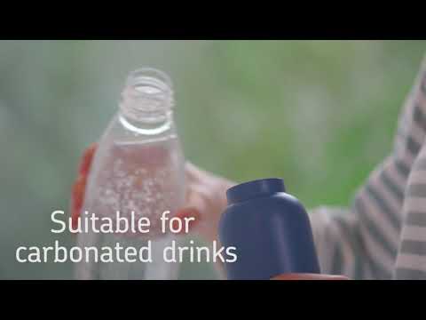 insulated bottle ellipse 500 ml / 17 oz - titanium | Mepal