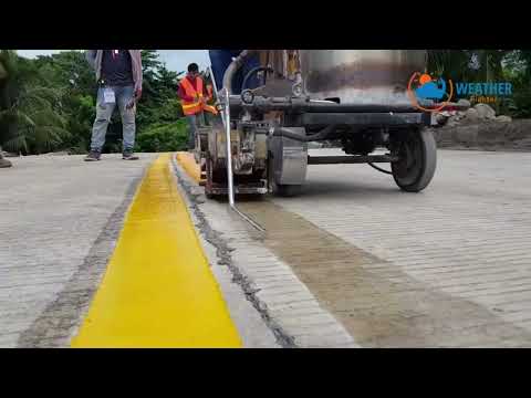 Safety Walkway Epoxy Flooring Marking service