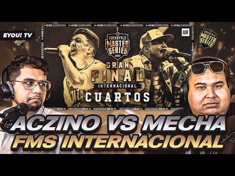 ASÍ REACCIONAMOS a ACZINO vs MECHA! - FMS Internacional - Jony Beltrán, Tavo Morales, Tess La