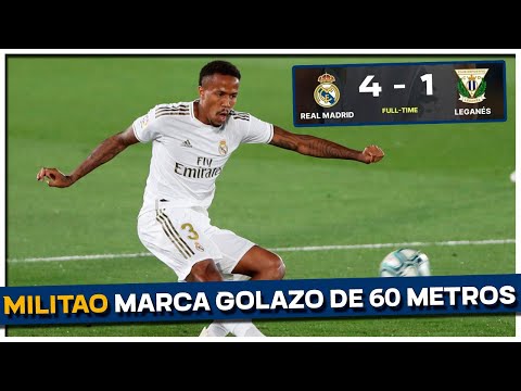 ¡GOLAZO de Militao hoy,  REAL MADRID 4 LEGANÉS 1, AMISTOSO FANTASMA 2