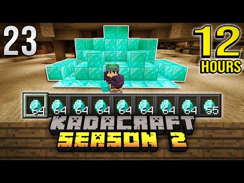 KadaCraft 2 #23 : MINING FOR 12 HOURS STRAIGHT