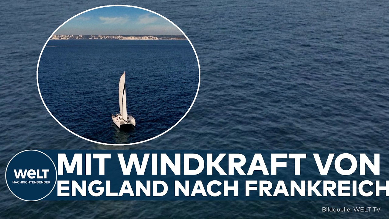 SEGELFÄHRE SAILLINK: Mit Windkraft statt Motor – diese Fähre segelt von England nach Frankreich