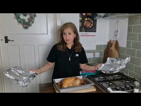 Djaj Mahshi (Middle Eastern Stuffed Chicken)