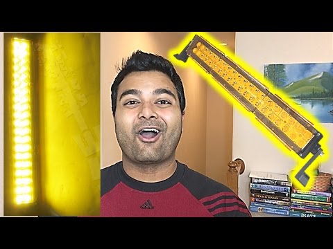 BRIGHTEST YELLOW LED LIGHT BAR!! (For Yellow or White)