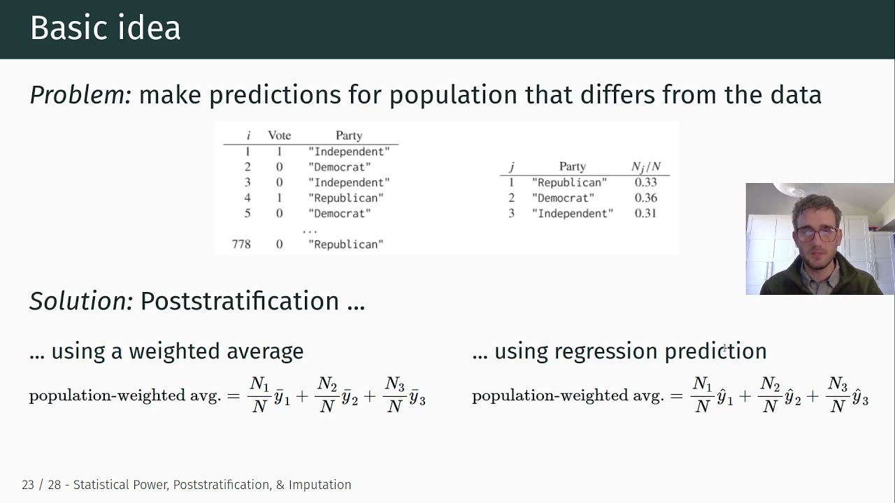 POL SCI 702 - 11 Poststratification Intro