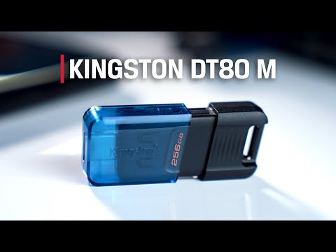 Флеш-накопитель USB3.2 64GB Type-C Kingston DataTraveler 80 M Blue/Black (DT80M/64GB)