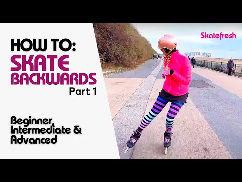 How to inline skate backwards on rollerblades Complete tutorial for all levels for stability & speed