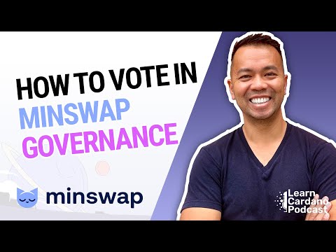 How to Vote in Minswap DEX Governance - Cardano DEX DeFi