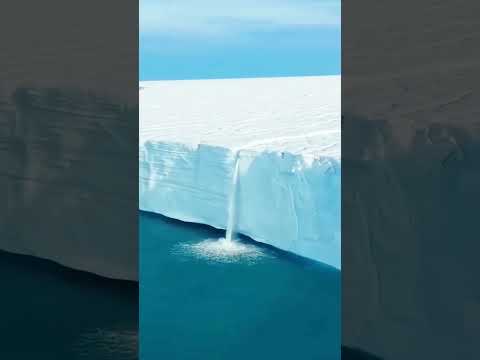 Glacier melting at Antarctica #antarctica  #iceberg  #global  #ice  #travel #youtubeshorts