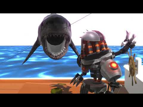 ROBLOX MONSTER SCHOOL : Shark bite Challenge Animation