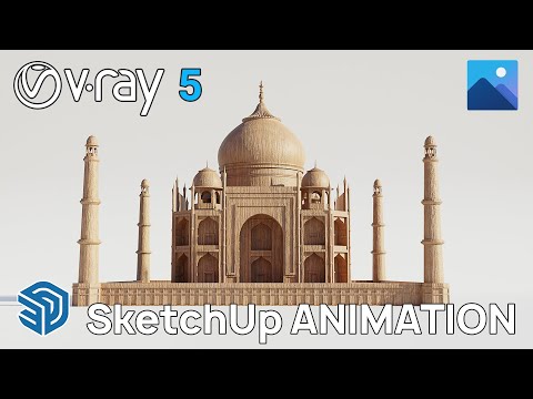 How to make a simple animation with Vray 5 for Sketchup - 2021 UPDATE
