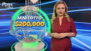 Mega Lotto | Mini Lotto | 12 February 2026 | 4:00 PM UTC