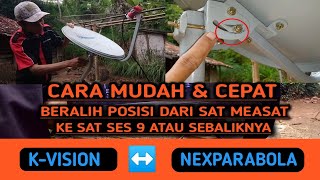 Download lagu CARA MUDAH & CEPAT BERALIH POSISI PARABOLA DARI MEASAT KE SES 9 mp3