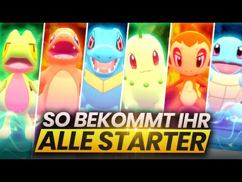 So bekommt ihr ALLE 12 STARTER-POKEMON in Strahlender Diamant und Leuchtende Perle!