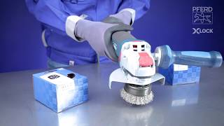 PFERD TOOLS závitové pohárové kefy POS TBU 75/X-LOCK ST 0,30