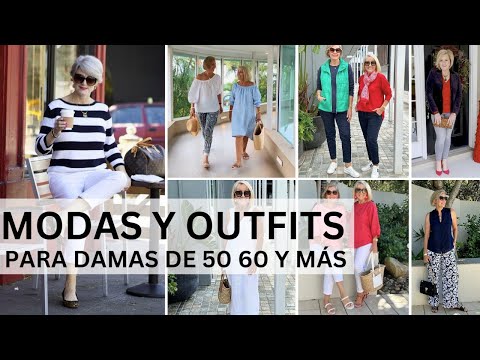 Modas y outfits para damas de 50, 60 y más, luce elegante y casual con estas ideas