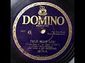 Lou Gold & His Orch. "True Blue Lou" 1929 Jazz Dance Band 78 RPM Record