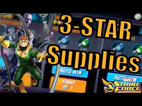Tier 13 and 14 Medical Supplies Challenge 3-STAR - Marvel Strike Force.