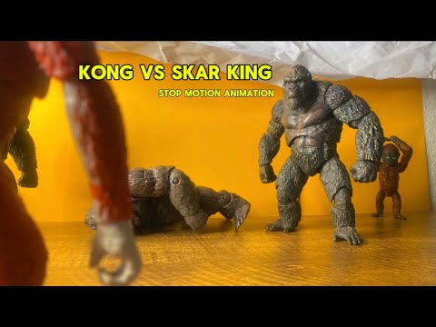 KONG MEETS SKAR KING STOP MOTION RECREATION [MY VERSION]