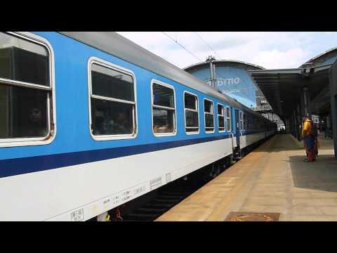 Odjezd vlaku R 758 ze stanice Praha hl.n.