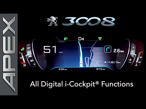 PEUGEOT 3008 SUV GT LINE - i-COCKPIT FUNCTIONS (2017)