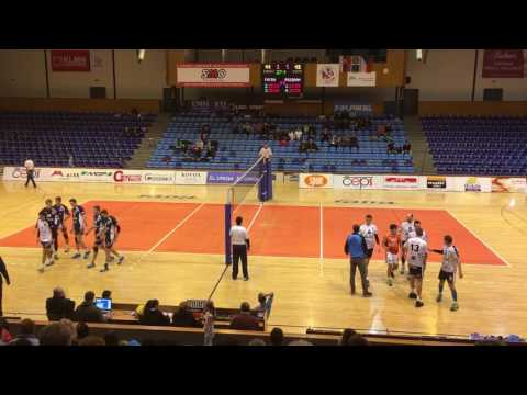 Volejbal Extraliga muži VK Příbram 3:2 VSC Zlín