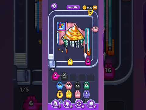 Pixel Flow Level 1741 Walkthrough