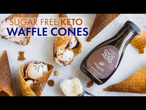 Sugar Free Keto Waffle Cones
