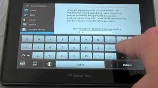 How to factory reset the BlackBerry PlayBook