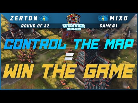 ZertoN vs Mixu - $2,000 Winter Series - Ro32 (Game 1) - Age of Empires 4