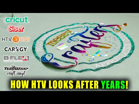 HOW LONG DOES HTV ACTUALLY LAST?! TESTING DIFFERENT BRANDS! || Lucykiins