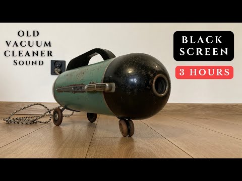 White Noise Black Screen | Sleep, Study, Focus | 3 Hours | Vacuum Cleaner Sound