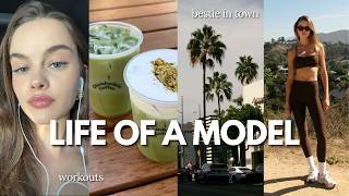 life of a model in LA | workouts, what I eat, bestie in town
