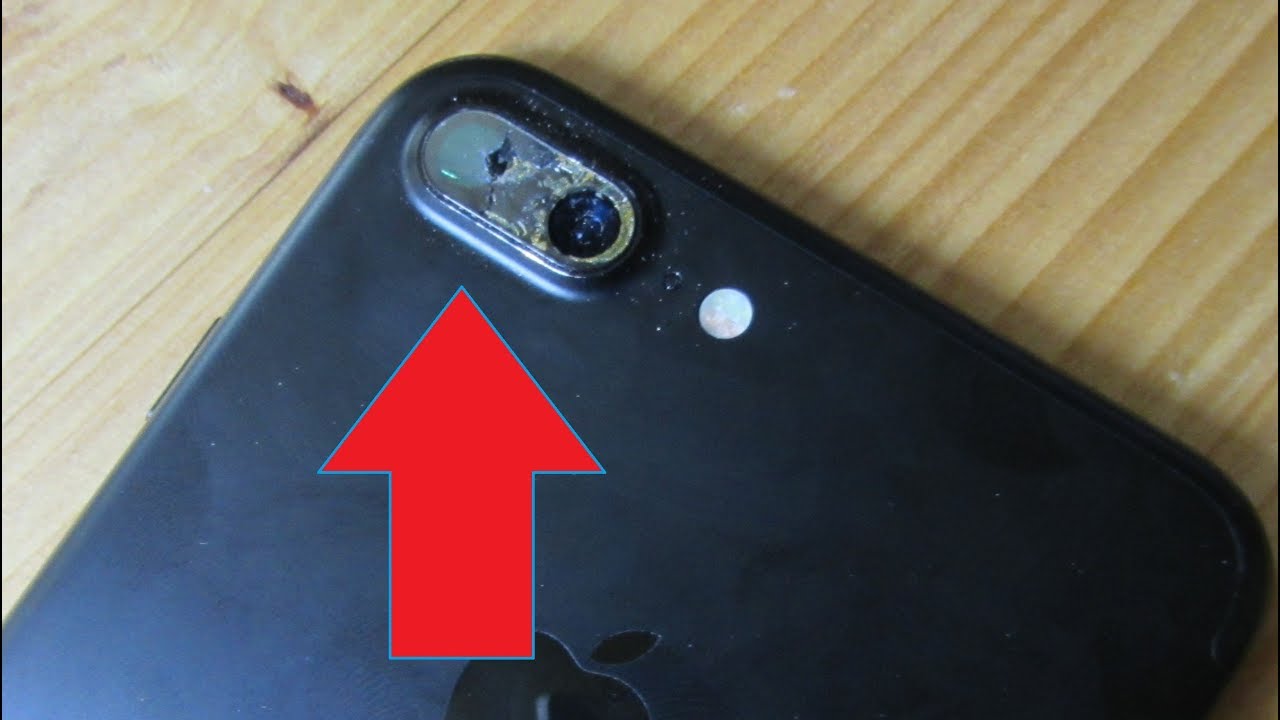 How to fix iPhone 7 & 7 Plus / 8 plus Cracked Camera glass Lens