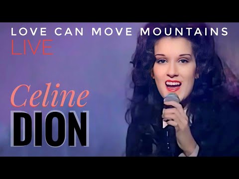CELINE DION 🎤 Love Can Move Mountains 🎶 (Live at The Junos) 1993