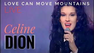 CELINE DION 🎤 Love Can Move Mountains 🎶 (Live at The Junos) 1993