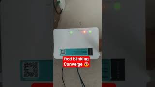 red blinking converge #converge #convergefiberxers #convergent #convergence #modem #prettylittlebaby