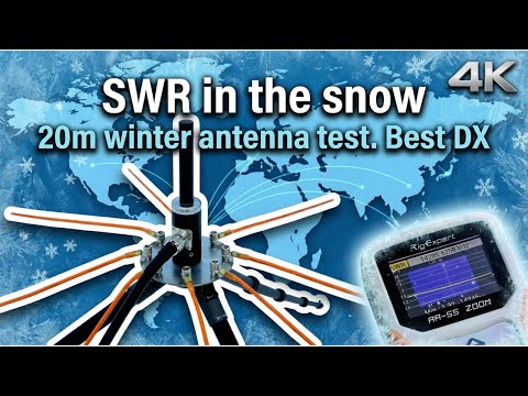 Portable HF Antenna Field Test in Snow ❄️ | Real SWR & On-Air Results. 