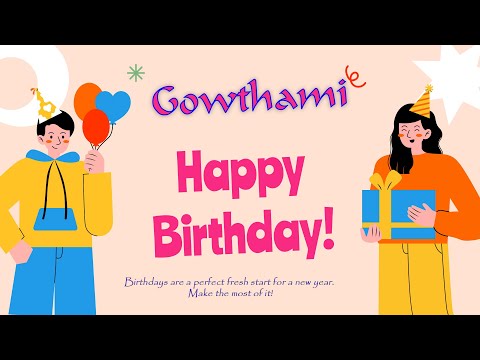 Happy Birthday to Gowthami
