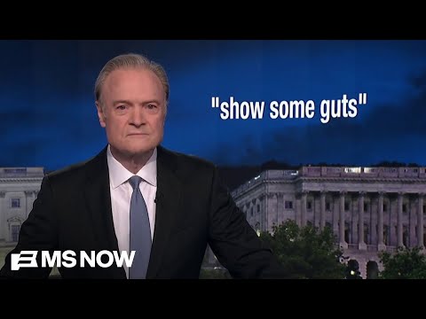 Lawrence: Donald Trump says it's time to 'show some guts' in a warzone where no Trump would ever go