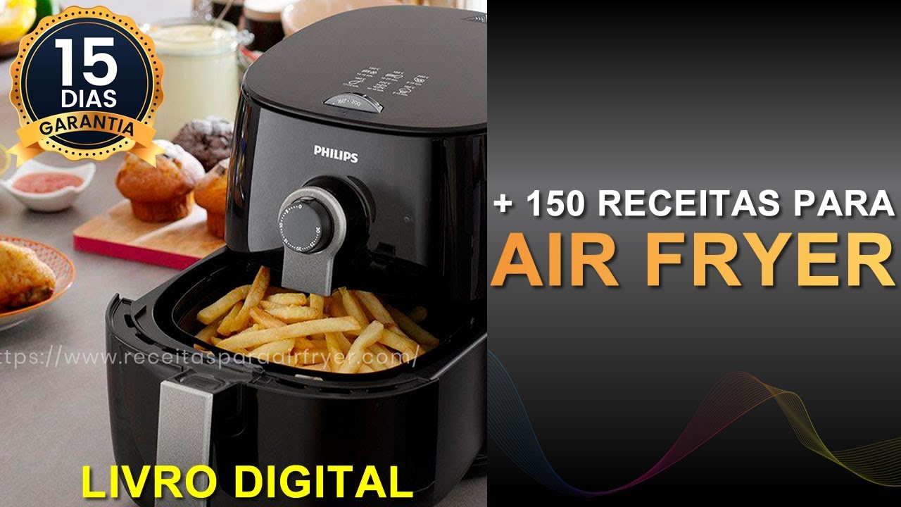 Receitas para fazer na Airfryer | Pdf com + de 150 melhores receitas