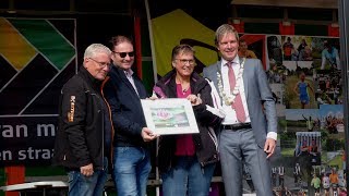 Burgemeester Van Oosten lost startschot Kubox Bernisserun / Geervliet 2019