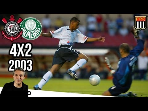 OSCAR ULISSES Corinthians 4x2 Palmeiras Semifinal Paulistão 2003