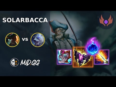 MID.GG: [ solarbacca ] Gangplank TOP vs Volibear | NA MASTER | LOL Season 2025