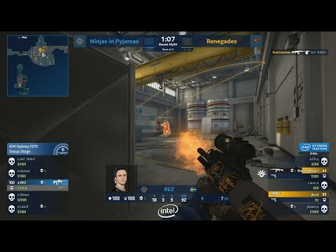 REZ MVP!! - NiP vs Renegades - IEM Sydney 2019 - CS:GO
