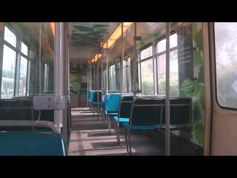 RET Metro Type T (5218) rit op Lijn B tussen Nieuw Verlaat en Nesselande