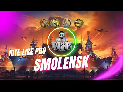 Cruiser SMOLENSK : DAMAGE DEALER - World of WARSHIPS #wows #worldofwarships #gaming
